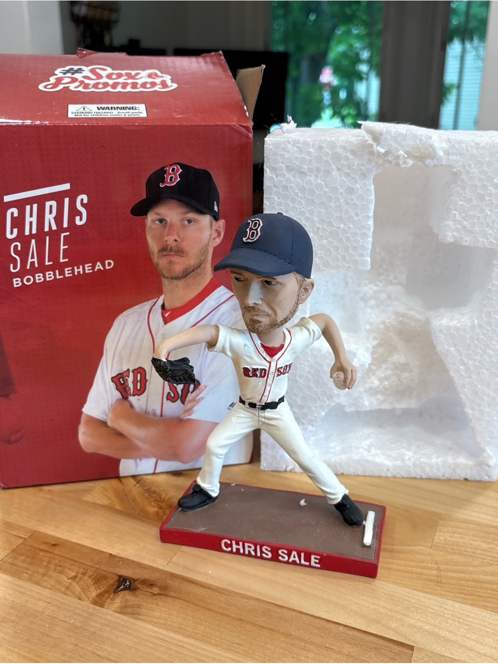 NIB Chris Sale Pitcher for the Boston Red Sox bobblehead collectible